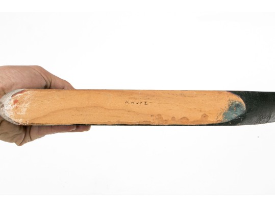 Group Of Four Hand Carved And Painted Decoys With A Carved Head