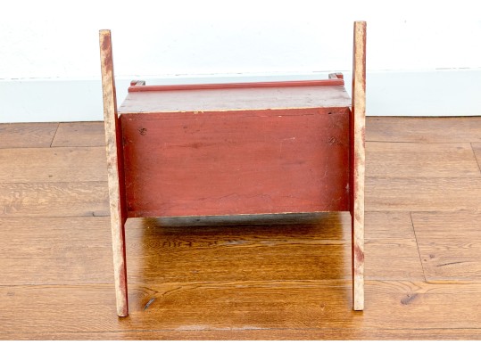 Antique American Painted Hutch Table