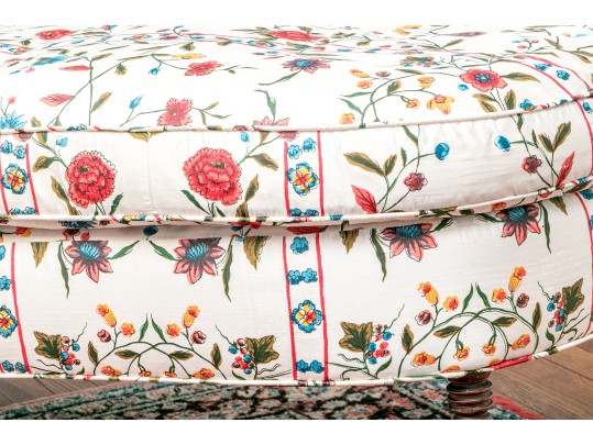 Antique Upholstered Left Arm Chaise Lounge, Ca. 1900-20