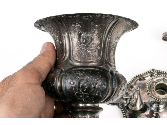 Group Of Five Silver Plated Wares