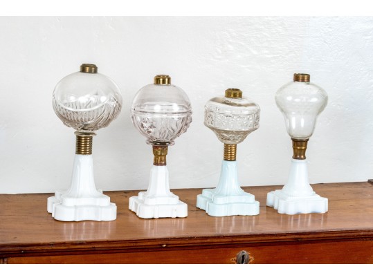 Collection Of Four Oil Lamp Fonts