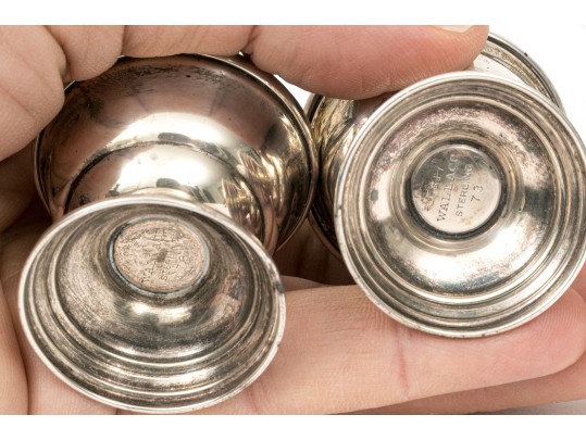 Collection Of Six Assorted Sterling Silver Casters, 8.95 Ozt.