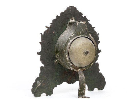 German Gilt Brass Rococco Style Mantle Clock, 19th Century