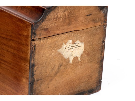 Two Antique Mahogany Knife Boxes