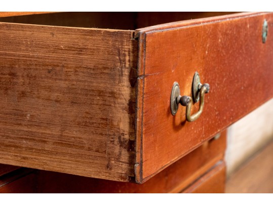 Classic New England Federal Pine Blanket Chest, Ca. 1790-1820 