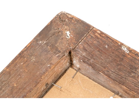 Classic Antique Continental Gilt Wood And Gesso Mirror