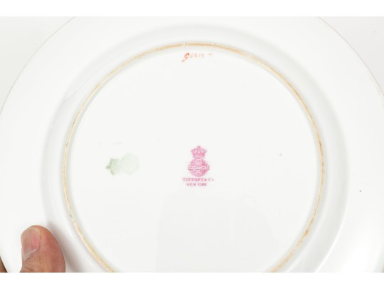 Set Of Sixteen Mintons For Tiffany & Co. Gilded Age Service Plates 