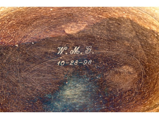 Italian Gianmaria Buccellati Sterling Silver Oval Bowl, 7.58 Ozt.