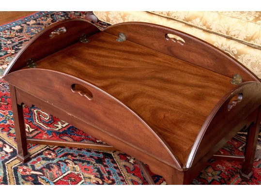 Heritage Signete George III Style Classic Mahogany Tray Table