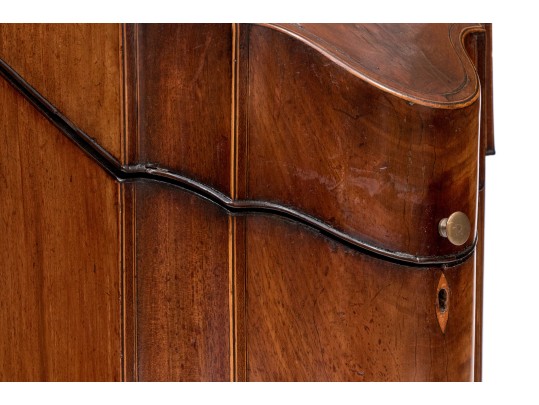 Two Antique Mahogany Knife Boxes