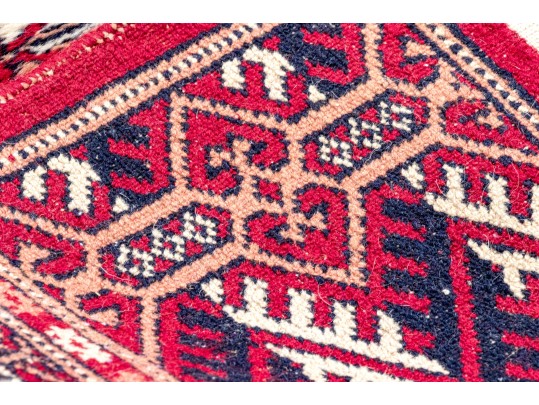 Hand-knotted Wool Bokhara Runner Carpet, 10'-1 X 2'-7