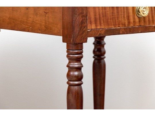 American Sheridan Single Drawer Work Stand, Ca. 1820-40