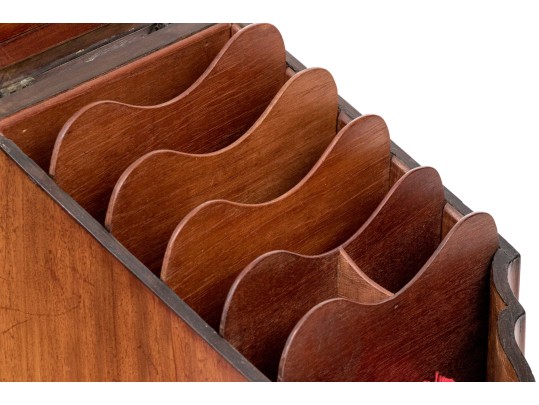 Two Antique Mahogany Knife Boxes