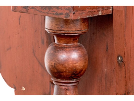 American Late Federal Quatrefoil Form Cherry Tilt-top Candle Stand, Ca. 1810-30