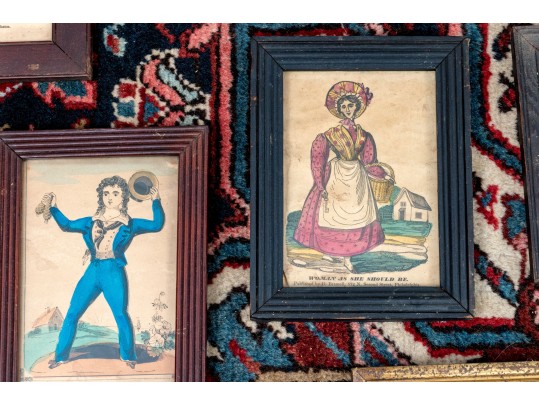 Collection Of Twenty-Four Antique Hand-Colored Lithographs