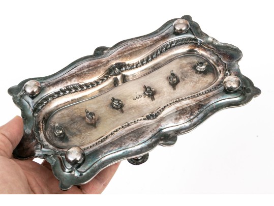 Horace Woodward & Co. LTD, Sterling Silver Ink Stand, London Ca. 1890
