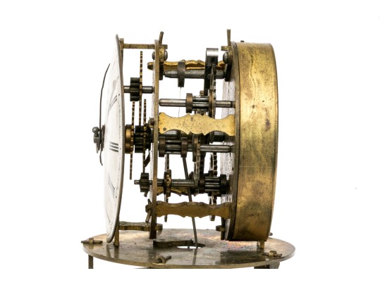 Terryville Mfg. Co., CT  Pedestal Clock With Cloche