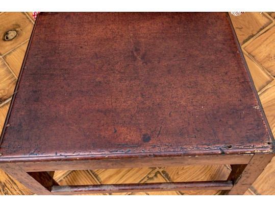 Antique New England Carved Splat Back Side Chair, Ca. 1760-80