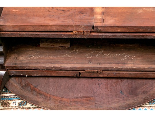 American Chippendale Mahogany Drop Leaf Tea Table, Ca. 1860-80