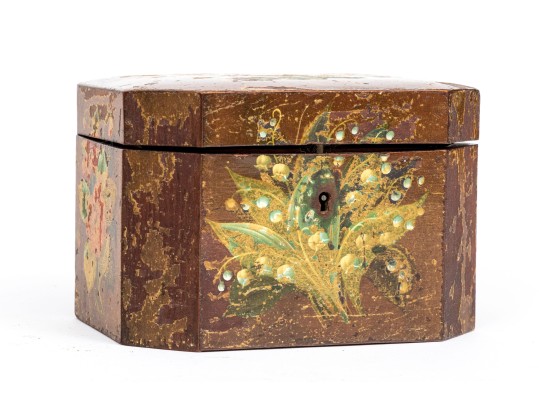 Trio Of Antique Tea Caddies