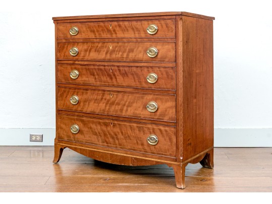 American Late Federal Butlers Desk, Ca. 1800-1820, Probably Mid-Atlantic States