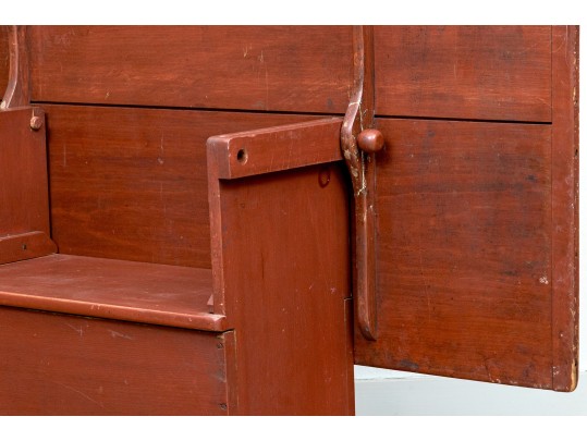 Antique American Painted Hutch Table