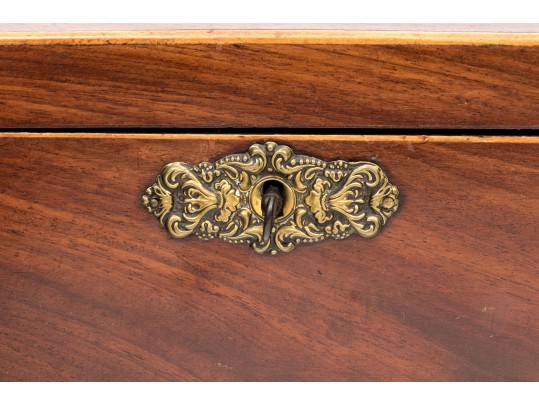 19th Century Casque Form Tea Caddy