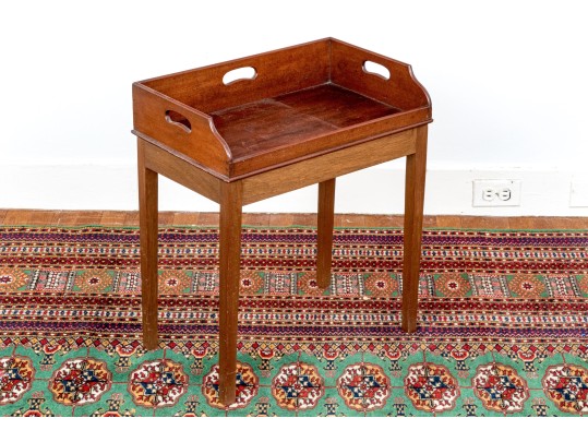 Dimunitive Tray Top Twin Handled Side Table