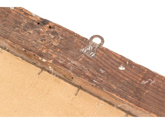 Classic Antique Continental Gilt Wood And Gesso Mirror