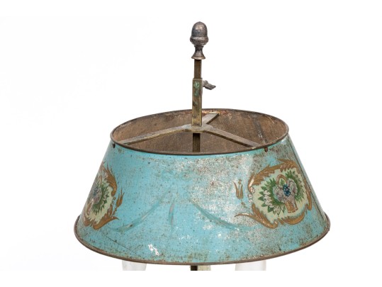 Antique Tole Bouillotte Lamp