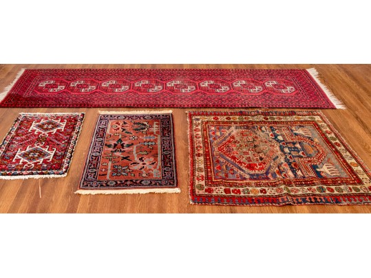 Group Of Four Hand-Knotted Carpets