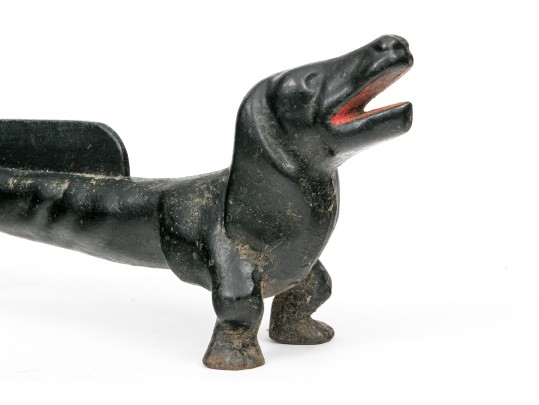 Cast Iron Dachshund Boot Scraper