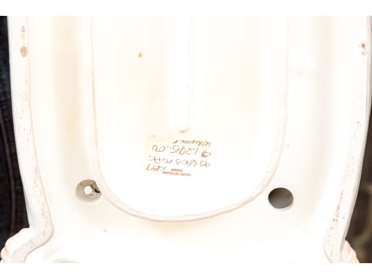 Pair Of Vintage Italian Hand-Painted Life Size Ceramic Whippet Dogs