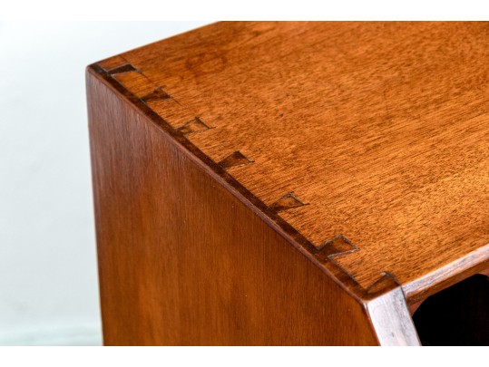 American New England Chippendale Light Mahogany Slant Front Desk, Ca. 1780-1800