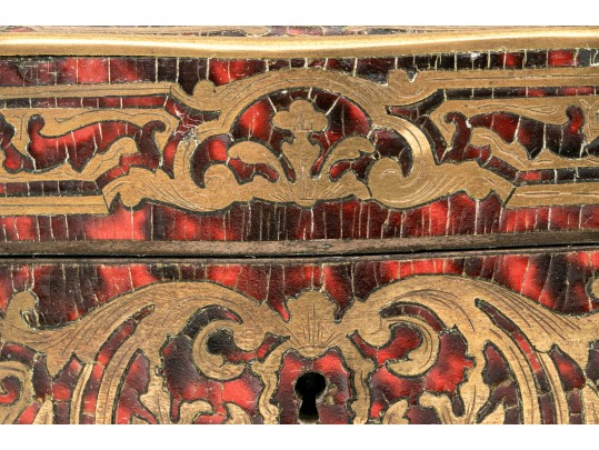 A Fine Louis XVI Boulle Work Tea Caddy, Ca. 1775-1795