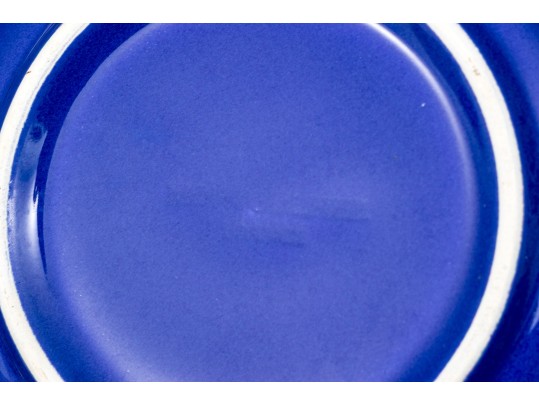 Classic Blue French Faience Service, 56 Pieces