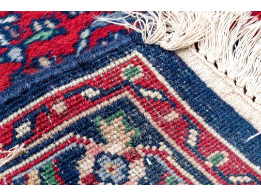 Hand-Knotted Wool Runner Carpet, 10'-7