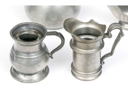 Twenty Pieces Of 19th And 20th C. Pewter