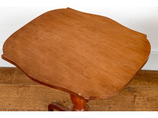 Two American Late Federal Candle Stands