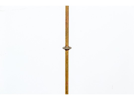 Antique Rembrandt Floor Lamp With Emeraldite Shade, Ca. 1920-30