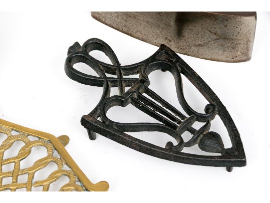 Collection Of Brass And Iron