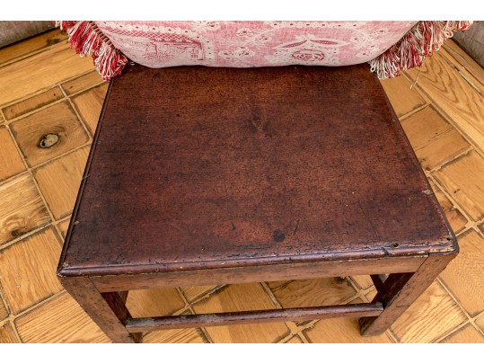 Antique New England Carved Splat Back Side Chair, Ca. 1760-80