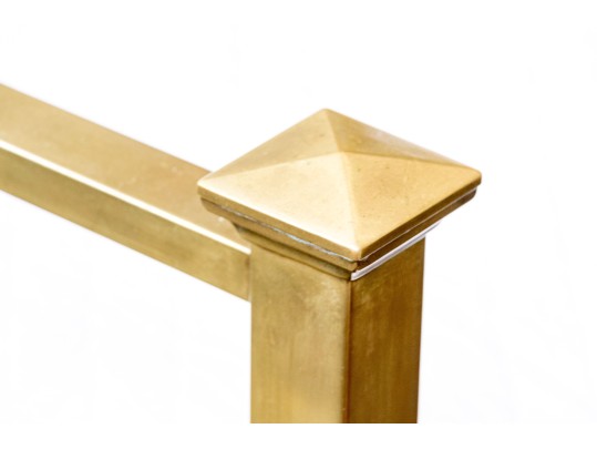 A Fine Antique Full Size Brass Bedstead, Ca. 1900-20