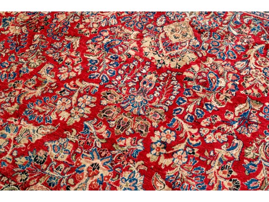 Antique Persian Hand-Knotted Wool Sarouk Palace Size Carpet, 21'-1 X 11'-10, Ca. 1930-40
