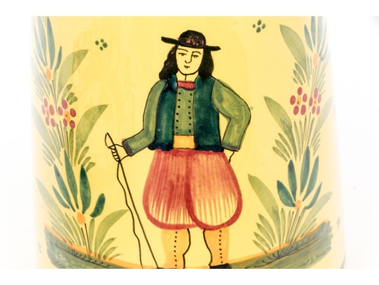 Collection Of Ten French Quimper Ceramics