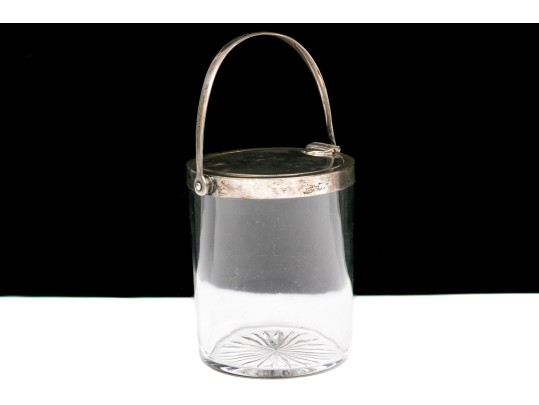 Tiffany & Co. Sterling Silver Mounted Preserves Jar, Ca. 1902-1907