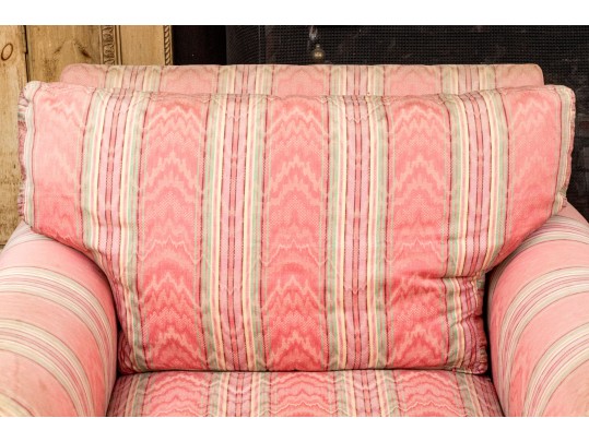 Pair Of Upholstered Down Blend Club Chairs