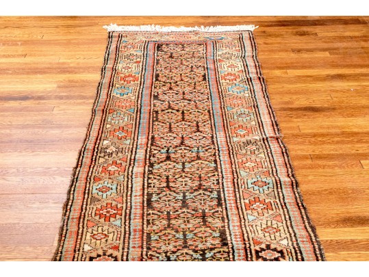 Antique Persian Wool Runner, 9'-3