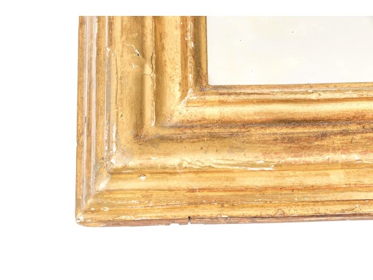 Classic Antique Continental Gilt Wood And Gesso Mirror