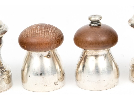 Collection Of 16 Salt And Pepper Casters, Some Sterling